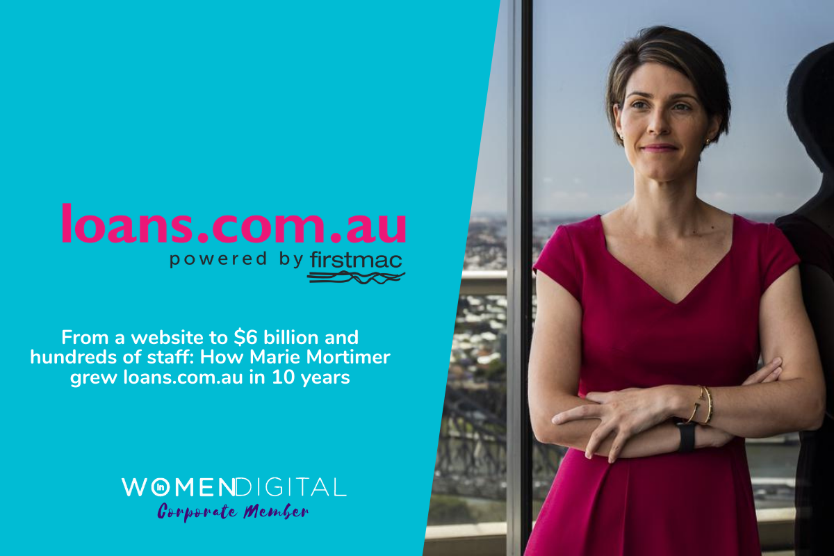 From a website to $6 billion and hundreds of staff: How Marie Mortimer grew loans.com.au in 10 years